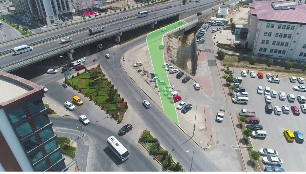 Serik'te trafiği rahatlatacak çalışma 