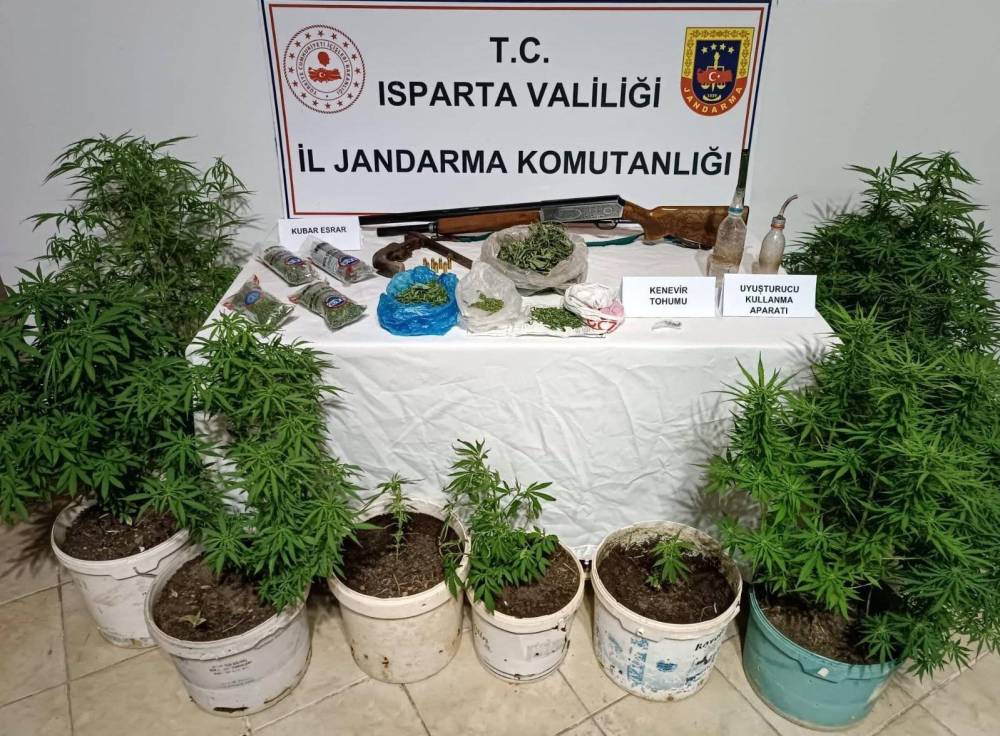 Isparta'da uyuşturucu operasyonu