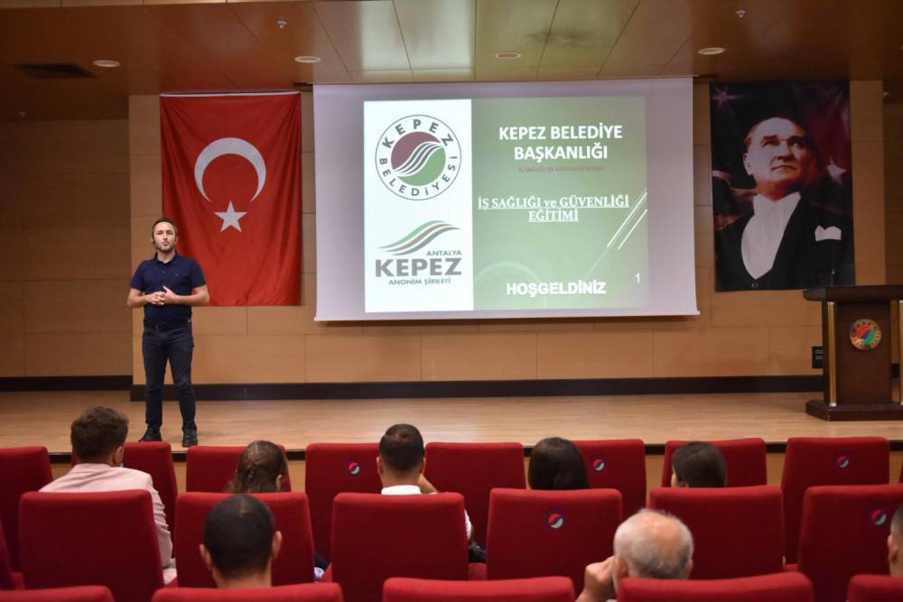 Kepez’den iş güvenliği eğitimi