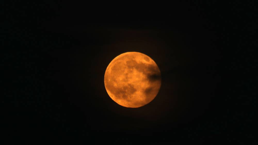 Burdur'da Kunduz Süper Dolunayı