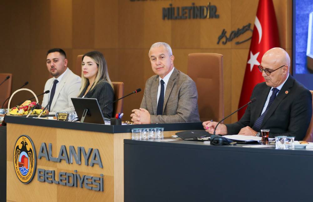 Alanya Belediyesi'nde ekim meclisi