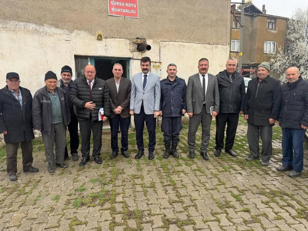 Kaymakam Yosunkaya k&ouml;yleri ziyaret etti