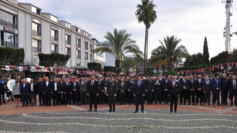 Gazipaşa'da Atatürk'ü anma töreni yapıldı 