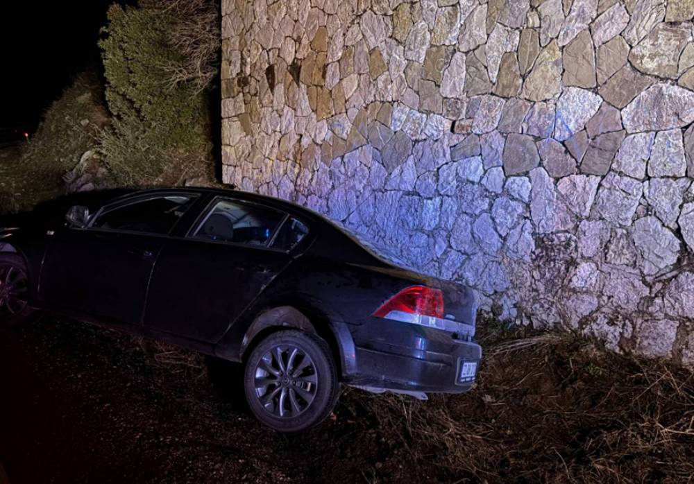 Otomobil şarampole d&uuml;şt&uuml;: 3 yaralı