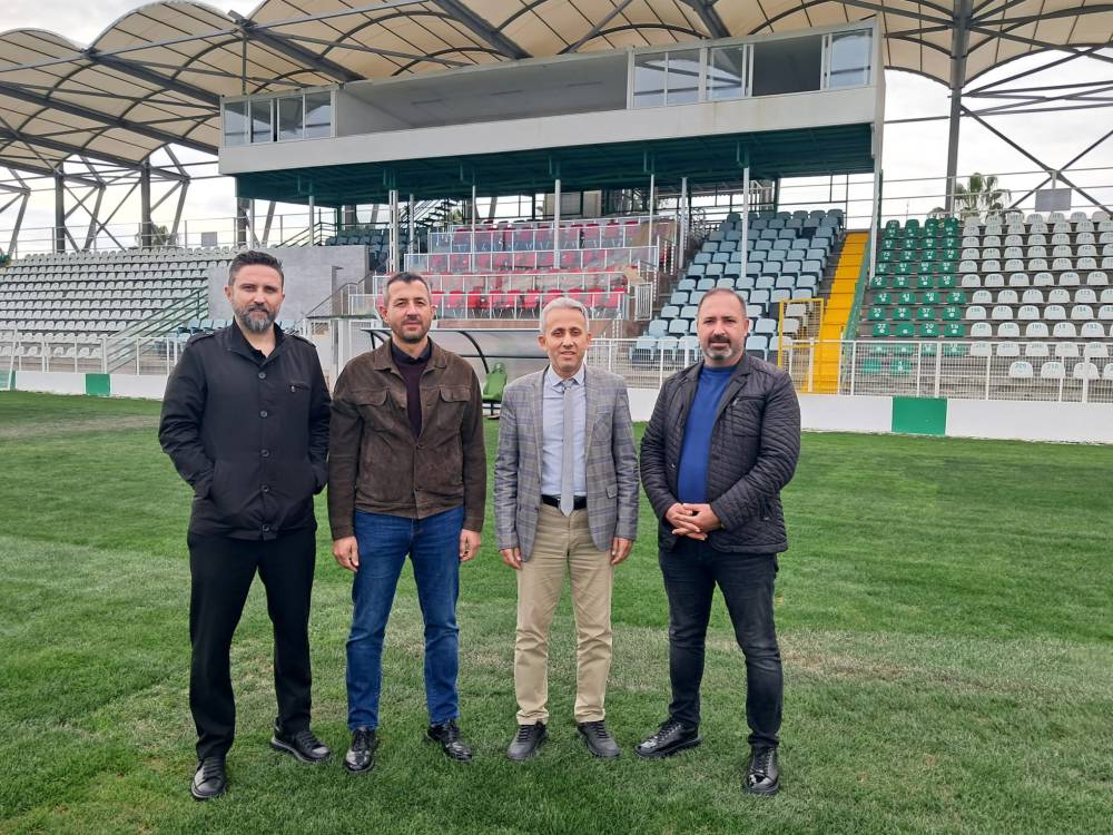 İsmail Ogan Stadyumu &Ccedil;orum ma&ccedil;ına hazır 