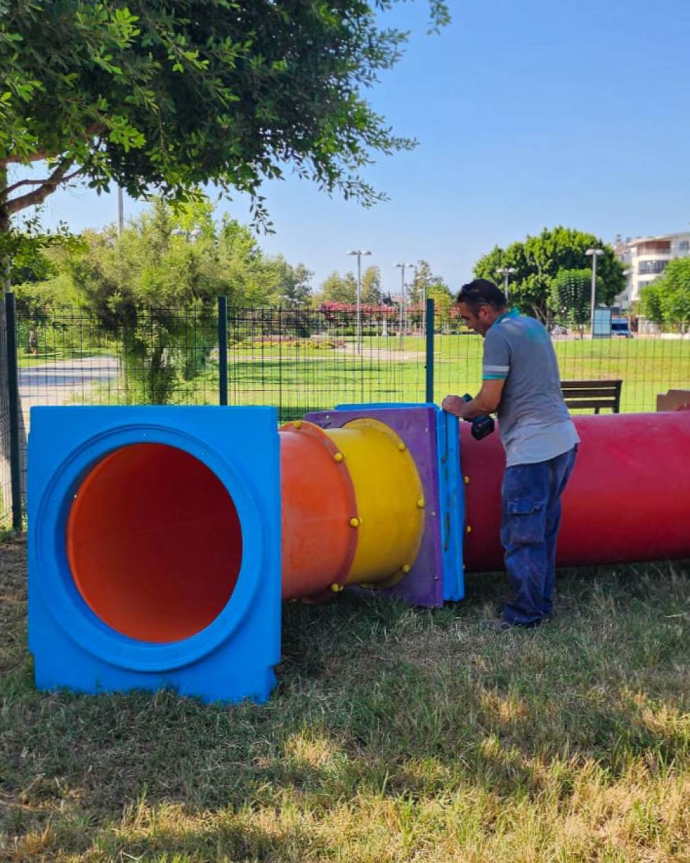 Köpek Eğitim Parkı'na yeni parkurlar