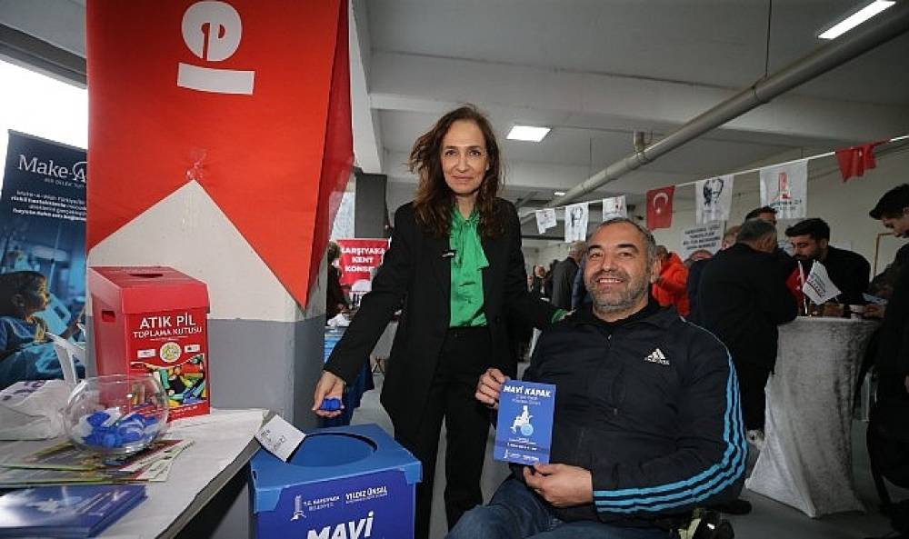 1 ton kapak toplandı, 3 tekerlekli sandalyeye ulaşıldı