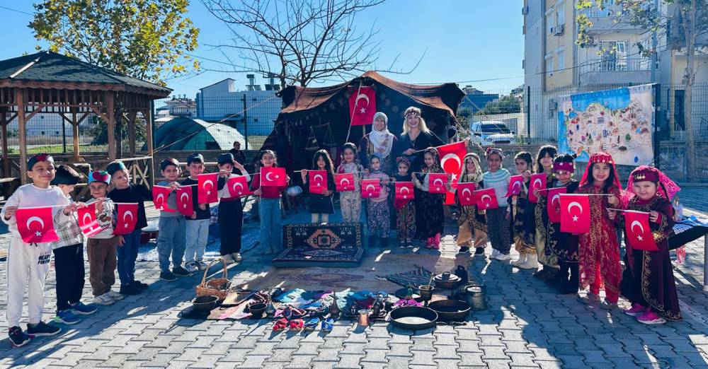 Anaokulu &ouml;ğrencilerine Yerli Malı Haftası etkinliği