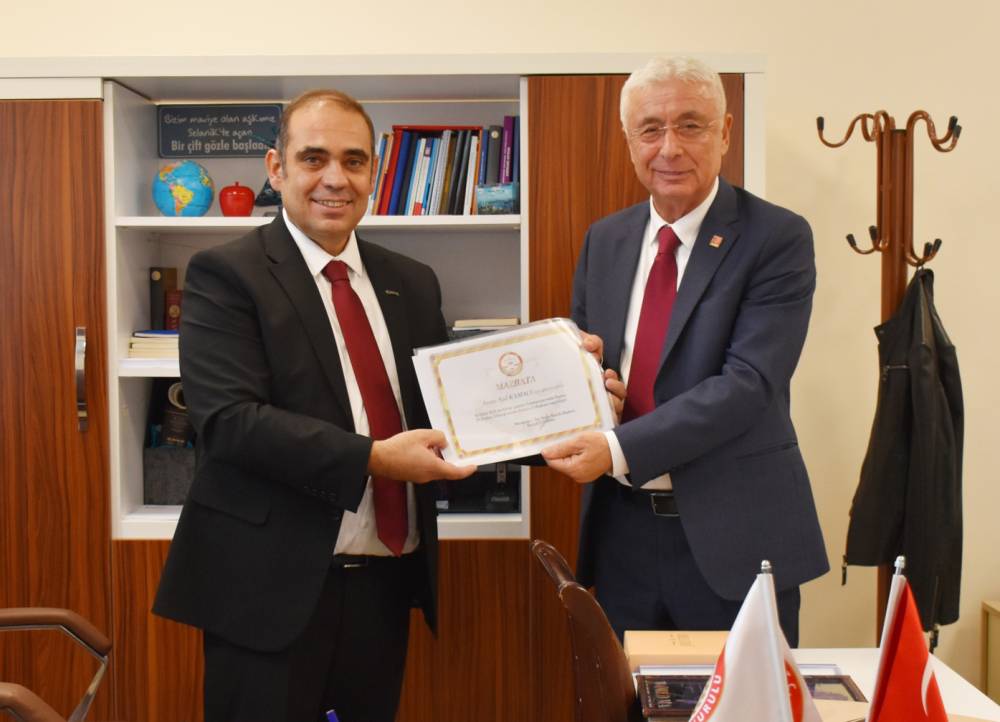 Kamacı mazbata alıp göreve başladı