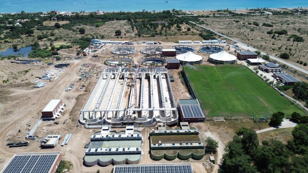 Lara Atıksu Arıtma Tesisi'nde sona gelindi